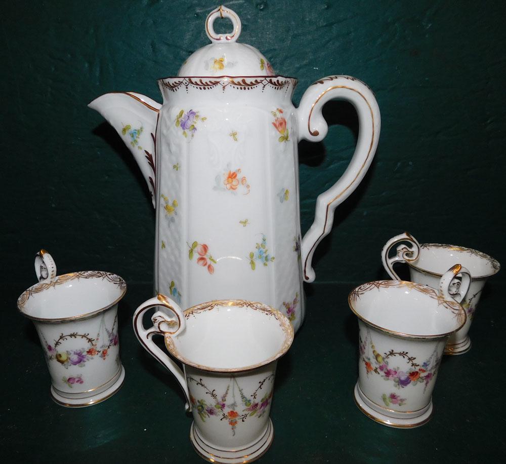 Dresden Porcelain Chocolate Set (1 of 4)