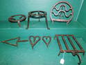 Lot 7 Antique Wrought Iron Trivets