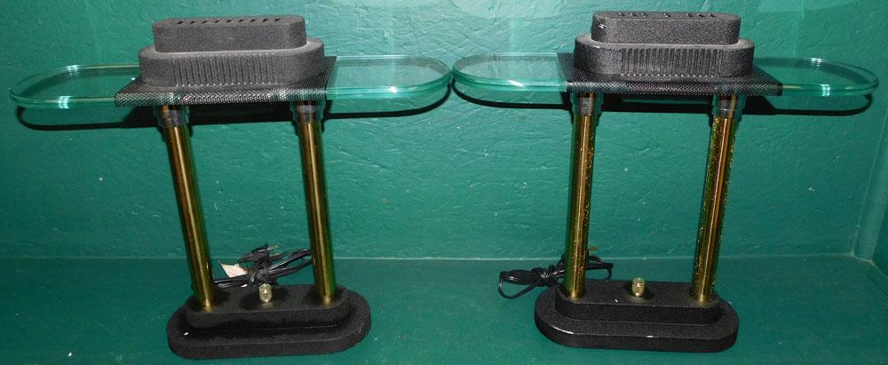 Pair Modern Memphis Desk Lamps In Style Of Robert Sonnemann (1 of 3)
