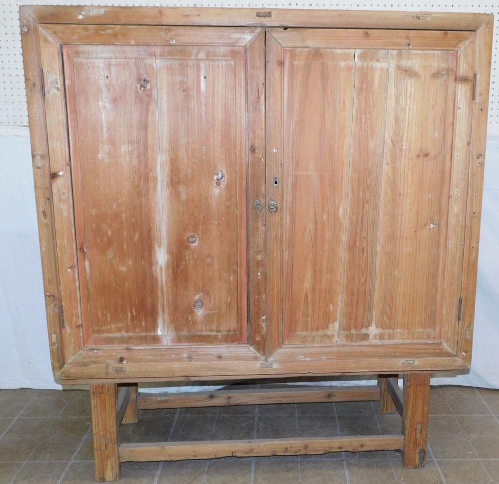 Antique Two Part Oriental Cabinet (1 of 8)