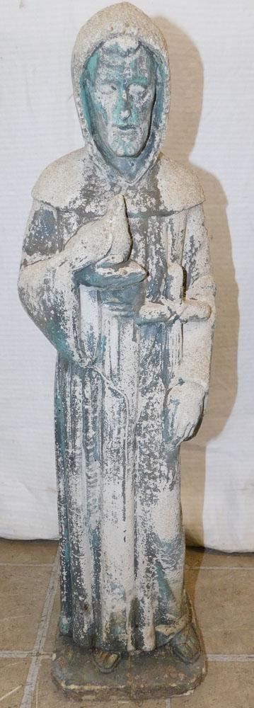 Antique Concrete Statue (1 of 2)