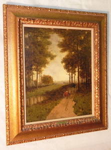 791: OOC Signed on painting and frame "Anton Mauve"