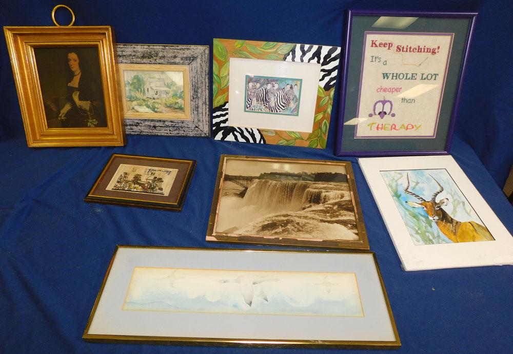 Lot Framed Artwork (1 of 6)