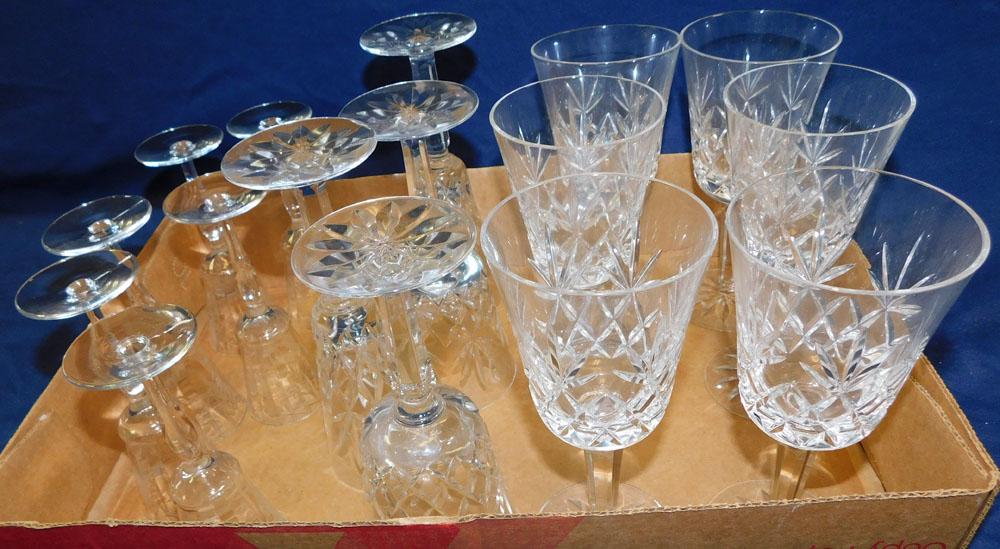 Lot Stemware - Some Lenox: Lot Stemware - Some Lenox. "ALL DESCRIPTIONS AND ANY CONDITION STATEMENT GIVEN BY LANGSTON AUCTION GALLERY ARE STRICTLY OPINIONS AND LANGSTON'S SHALL HAVE NO RESPONSIBILITY FOR ERRORS OR OMISSIONS. TH