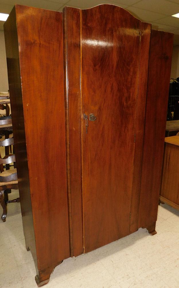 Antique Walnut Wardrobe (1 of 4)