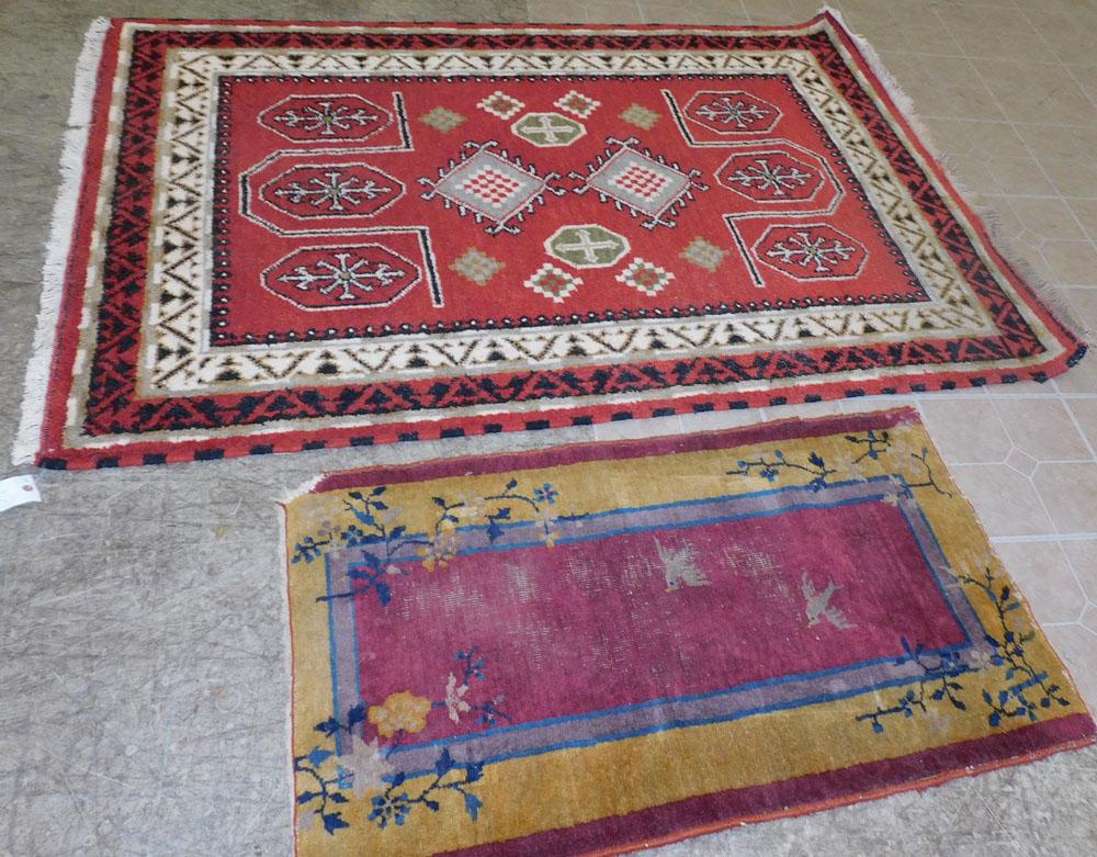 2' 0" X 3' 7 " & 4' 3"  X 6' 0" Hand Made Rugs (1 of 5)