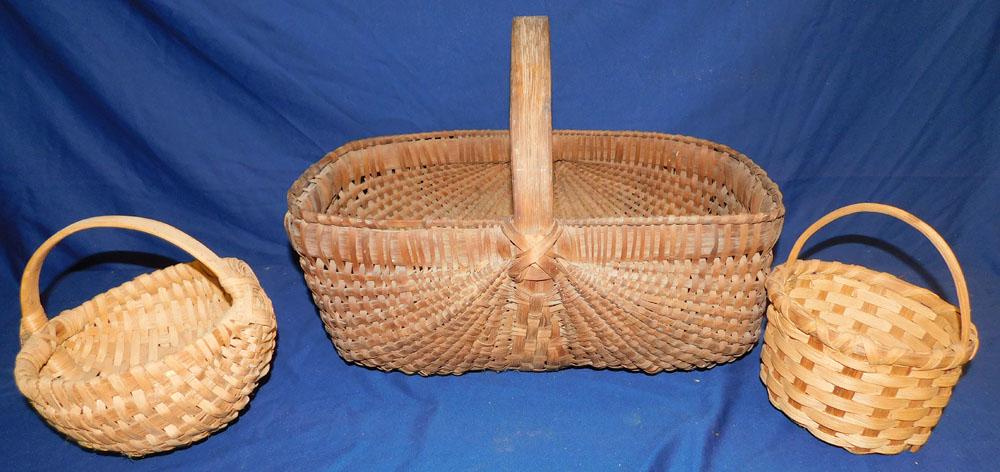 Lot 3 Split Oak Baskets (1 of 2)