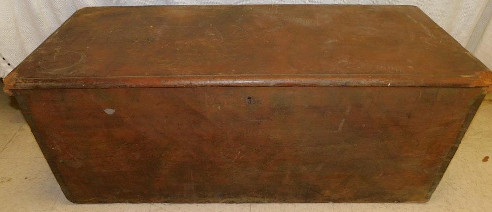 Antique Pine Dove Tail Blanket Chest (1 of 4)