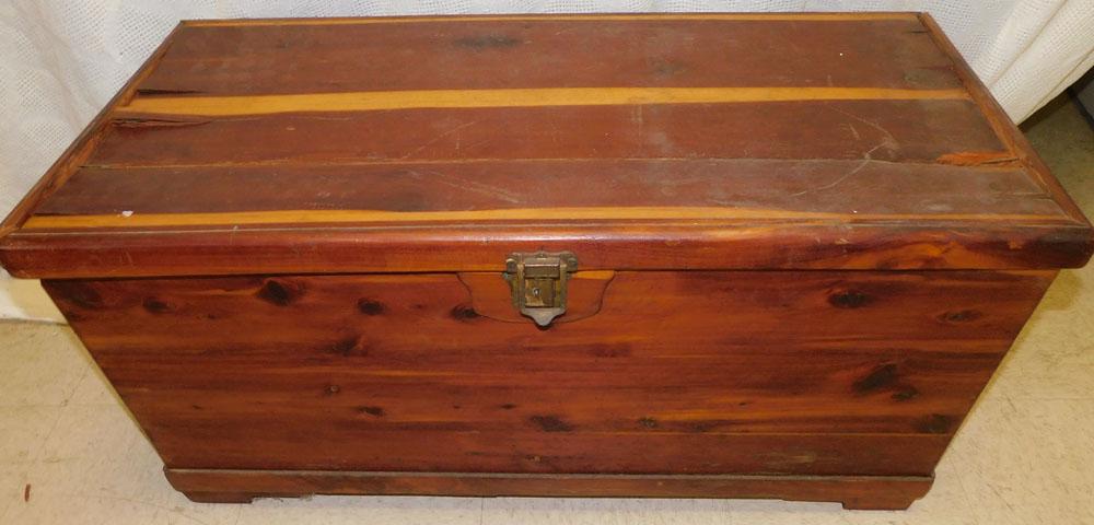 Cedar Blanket Chest (As Is) (1 of 3)
