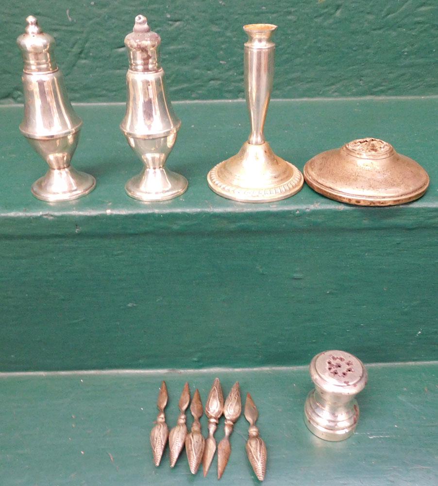 Lot Sterling Weighted Items (1 of 3)