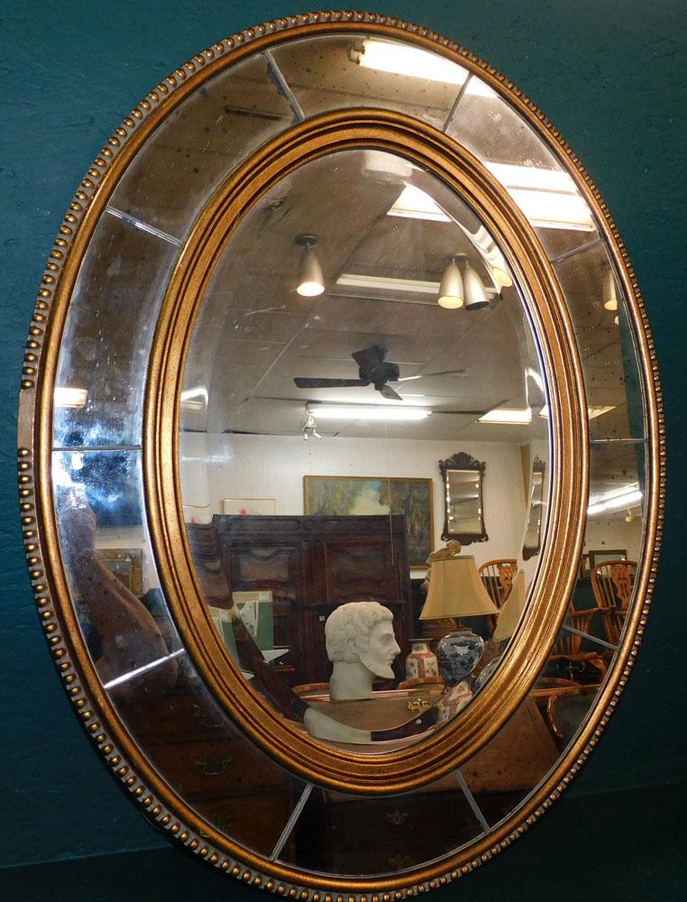 Venetian Style Oval Mirror (1 of 3)