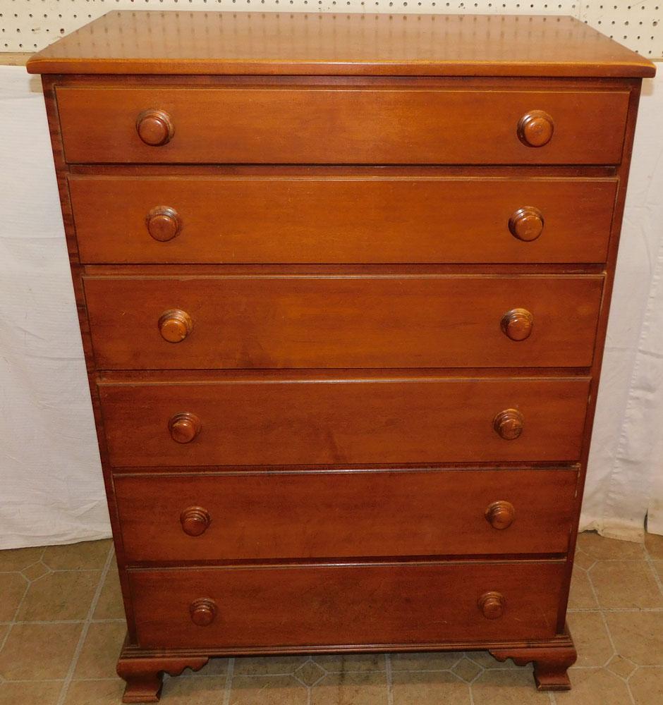 Cherry 6 Drawer Chest (1 of 5)