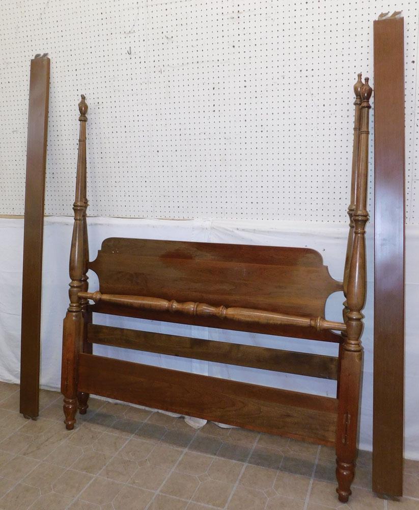 Cherry Full Size Bed W/ Rails (1 of 8)