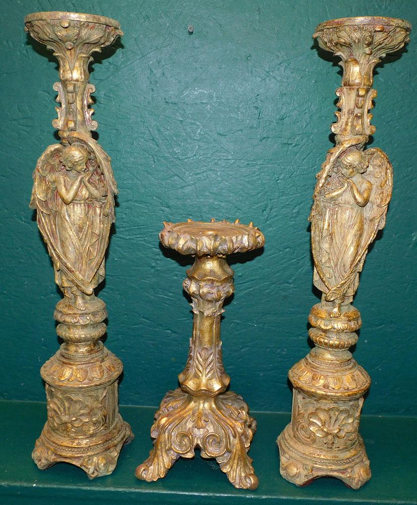 Three Decorative Candle Stands (1 of 4)