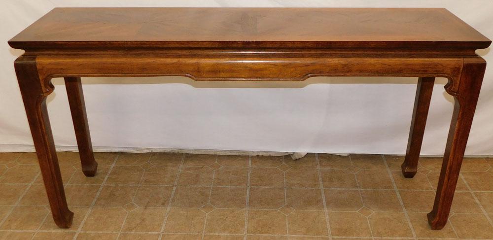Walnut Sofa Table By Thomasville (1 of 2)