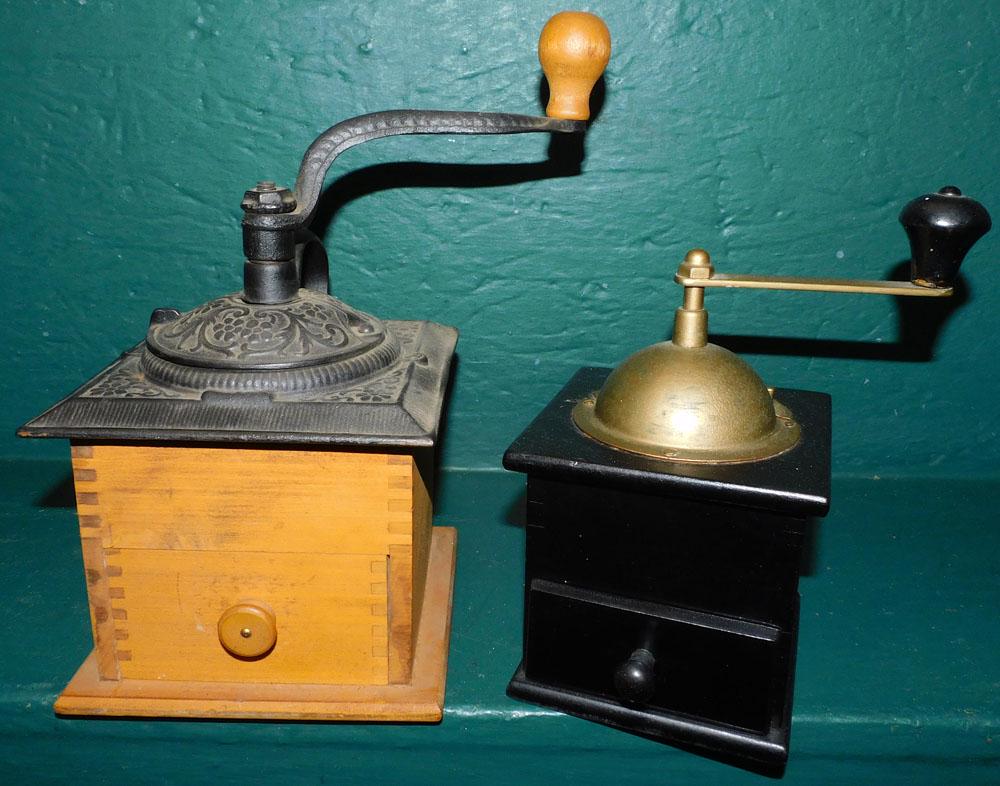 Two Antique Coffee Grinders (1 of 2)