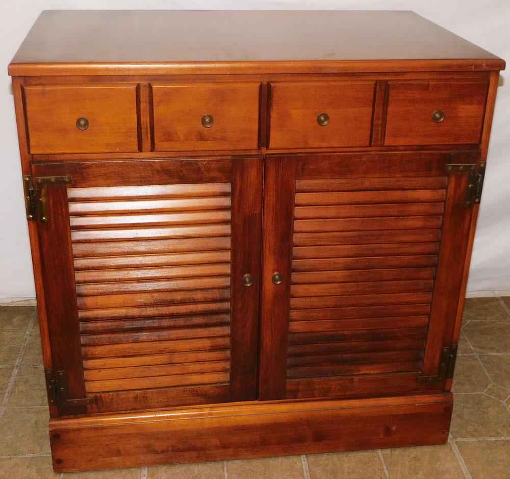 Maple Shutter Door Cabinet By Randolph House (1 of 6)