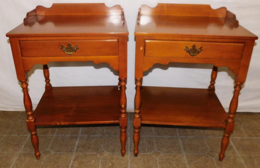 Pair Maple Night Stands By Whitney (1 of 3)