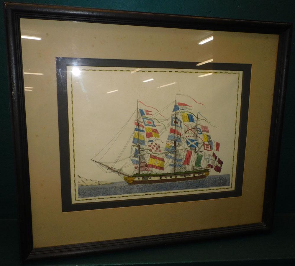 Framed Ships Print (1 of 3)