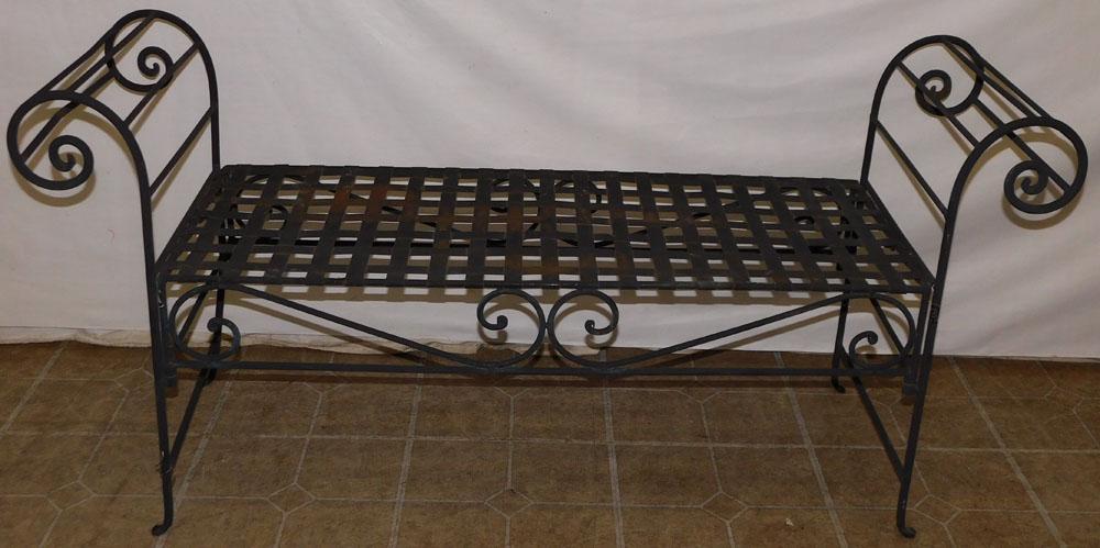 Wrought Iron Bench (1 of 3)
