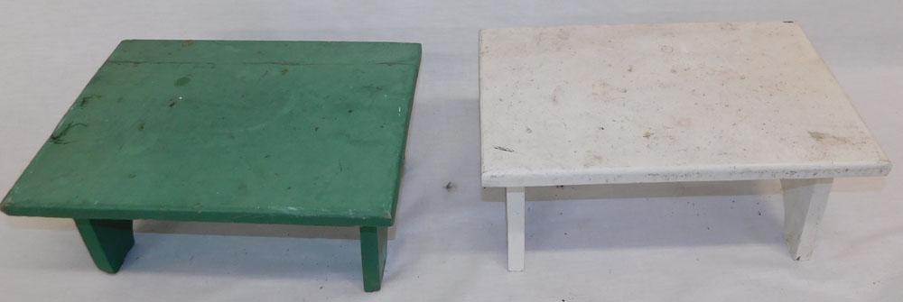 Two Painted Foot Stools (1 of 3)