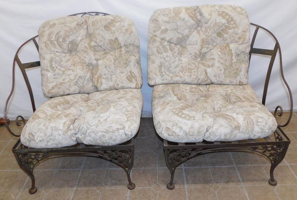 Two Wrought Iron Outdoor Chairs (1 of 4)