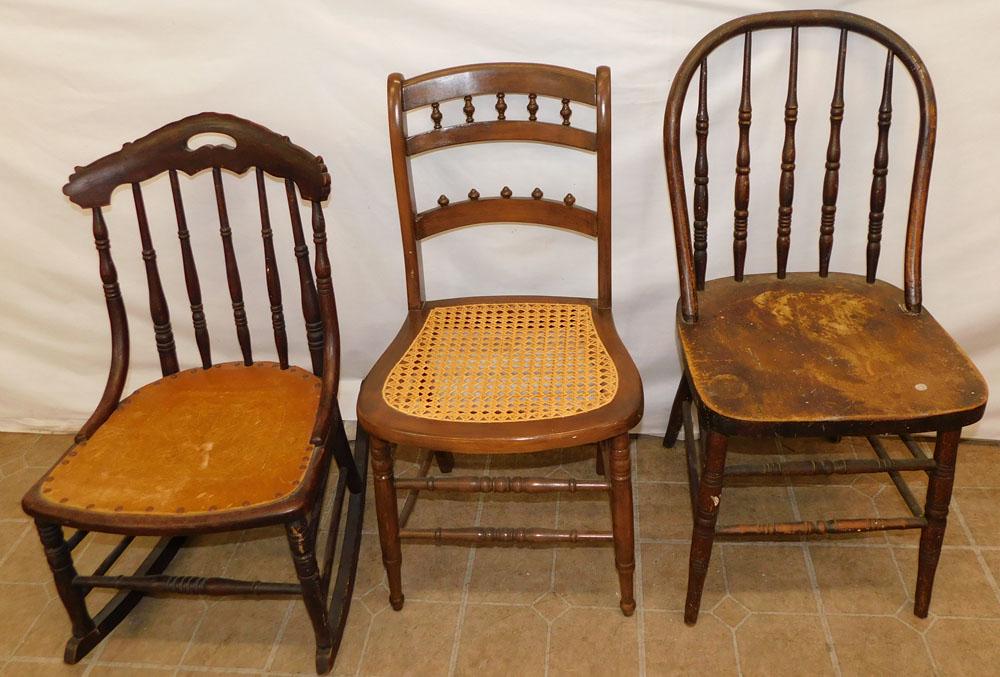 Three Antique Side Chairs (1 of 3)