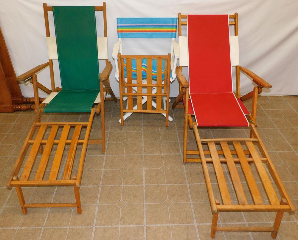 Director Chair & Two Beach Chairs (1 of 4)