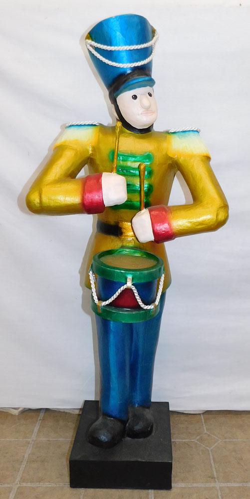 Paper Mache Drummer Statue (1 of 3)