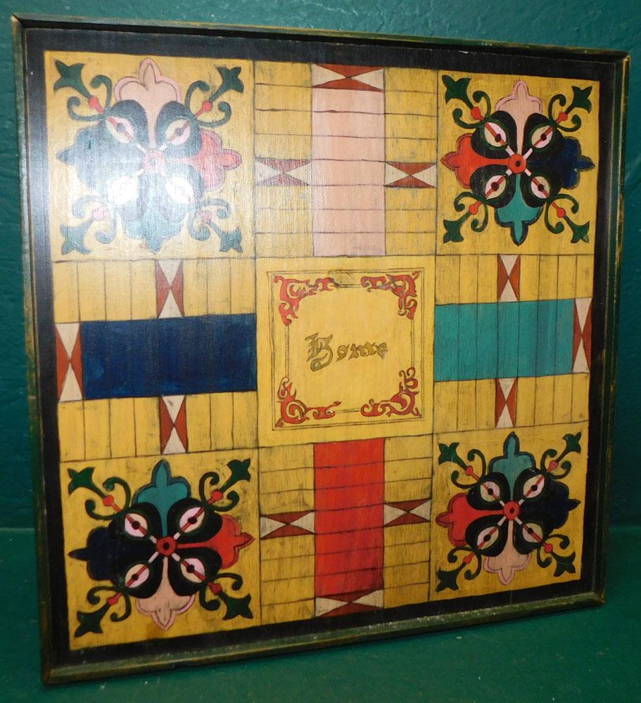 Paint Decorated Wood Panel (1 of 2)