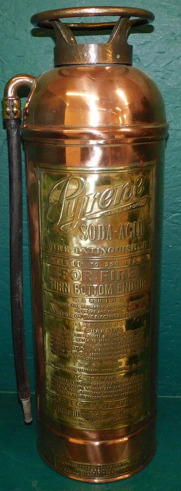 Antique Copper & Brass Fire Extinguisher (1 of 4)