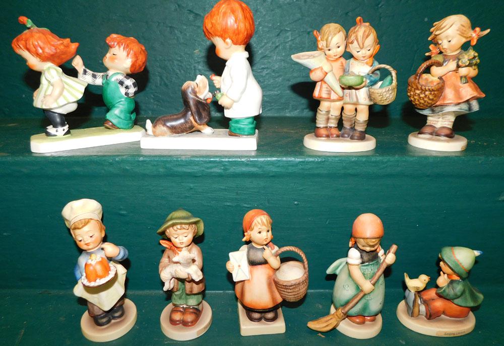 10 Hummel Figurines (1 of 8)