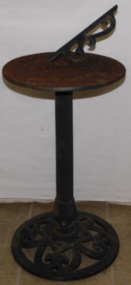 Painted Cast Iron Sun Dial (1 of 6)