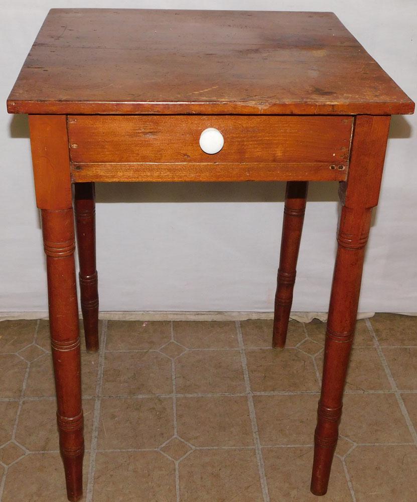 Antique Pine 1 Drawer Stand (1 of 5)