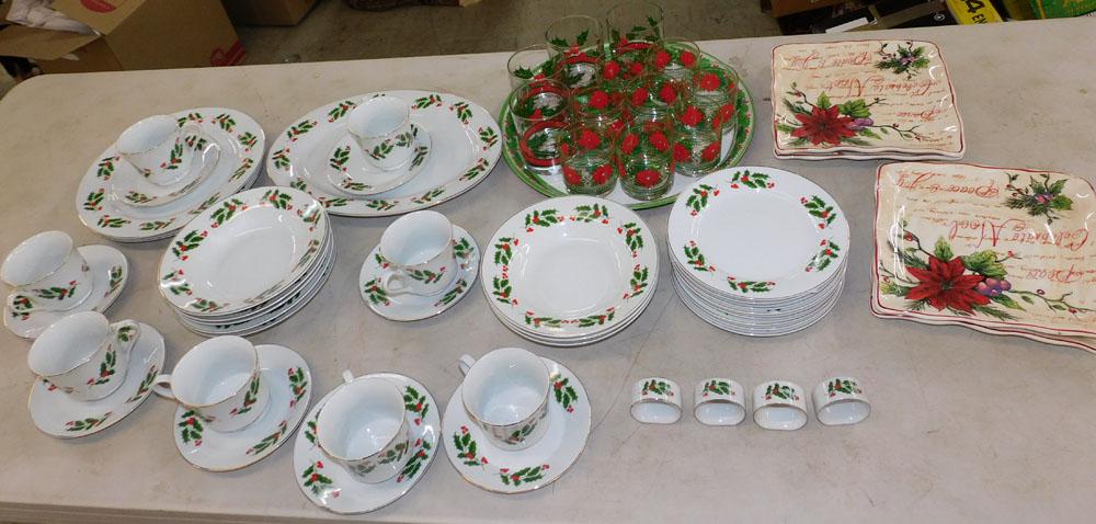 54 Pieces of Christmas China (1 of 3)
