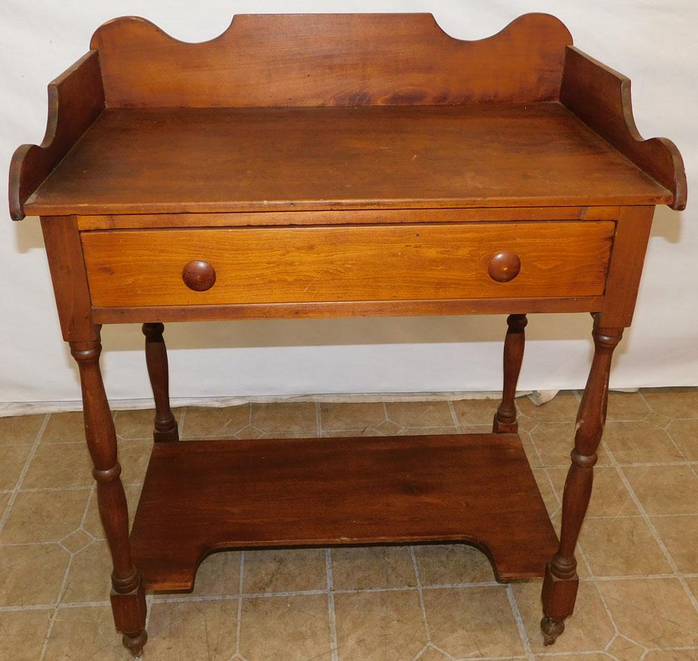Antique Cherry 1 Drawer Washstand (1 of 4)
