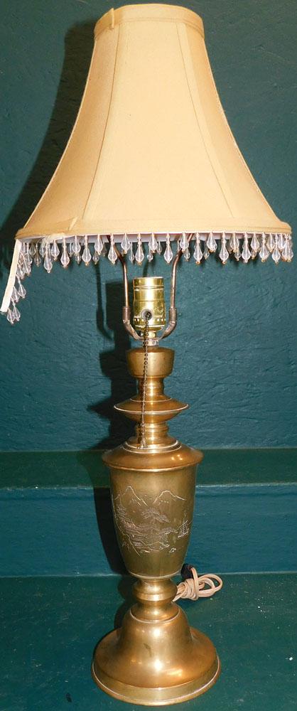Oriental Brass Lamp (1 of 2)