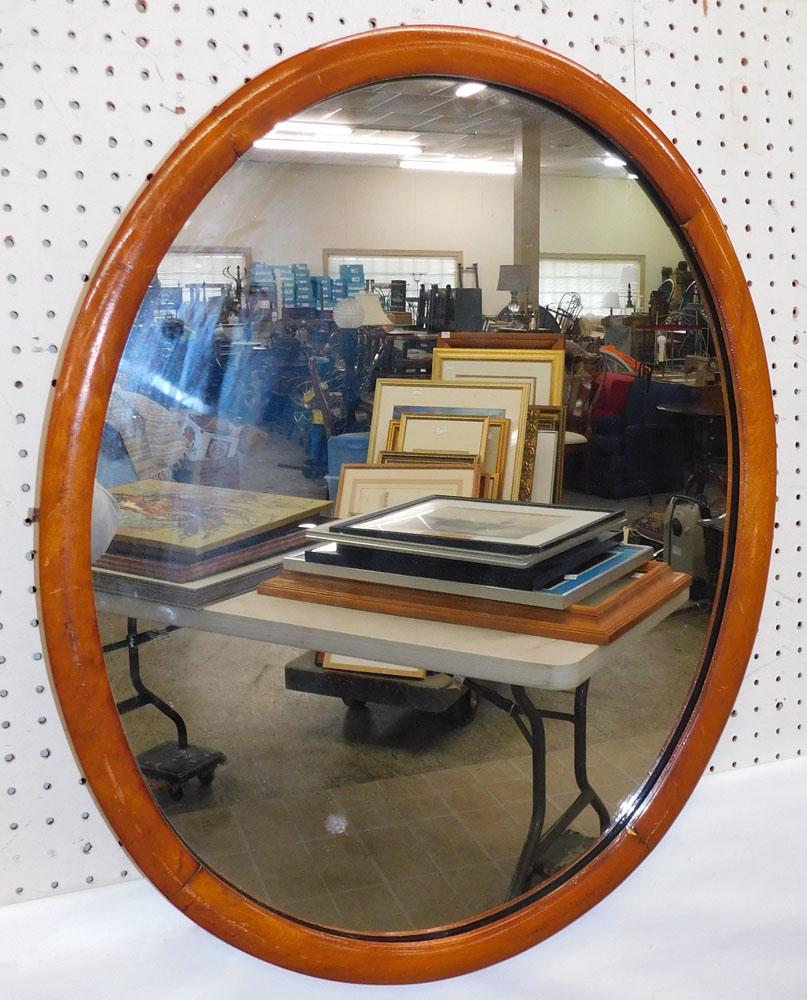 2 Cherry Framed Mirrors (1 of 5)