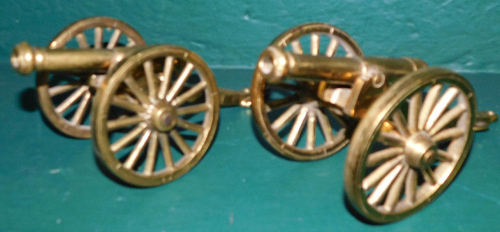 2 Small Brass Cannons (1 of 1)