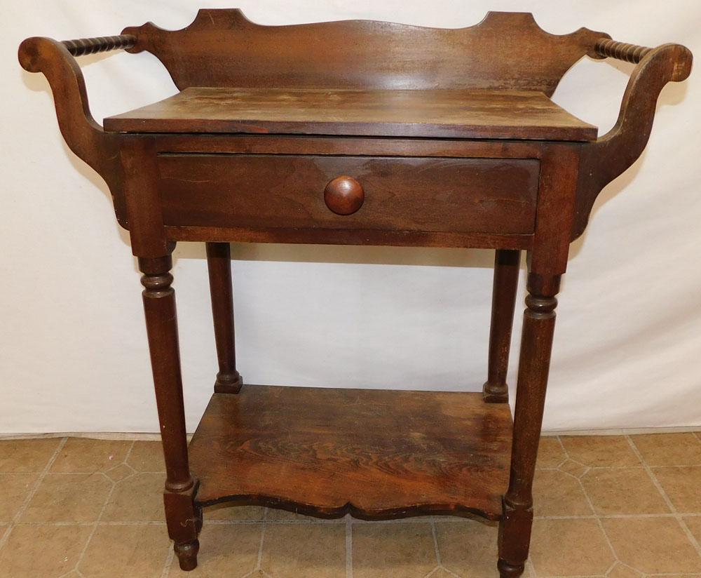 Antique Pine Wash Stand (1 of 4)