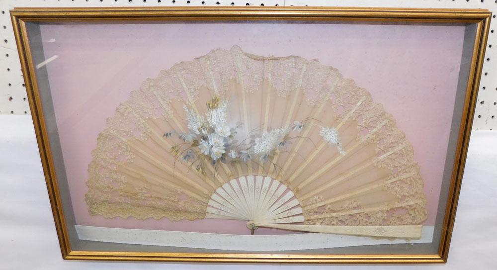 Framed Victorian Fan (1 of 3)
