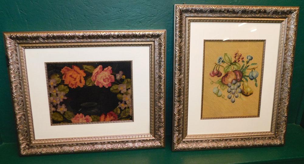 Two Framed Antique Needleworks (1 of 4)