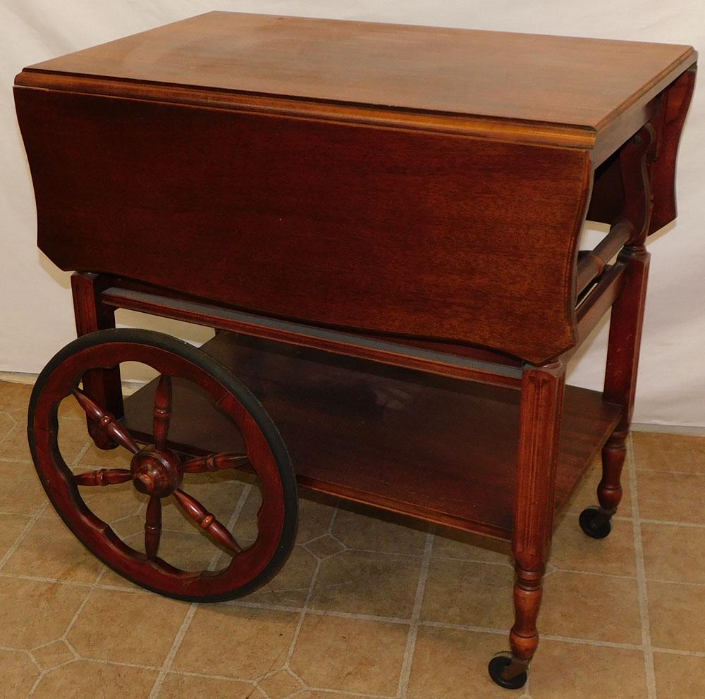 Mahogany Tea Cart (1 of 3)