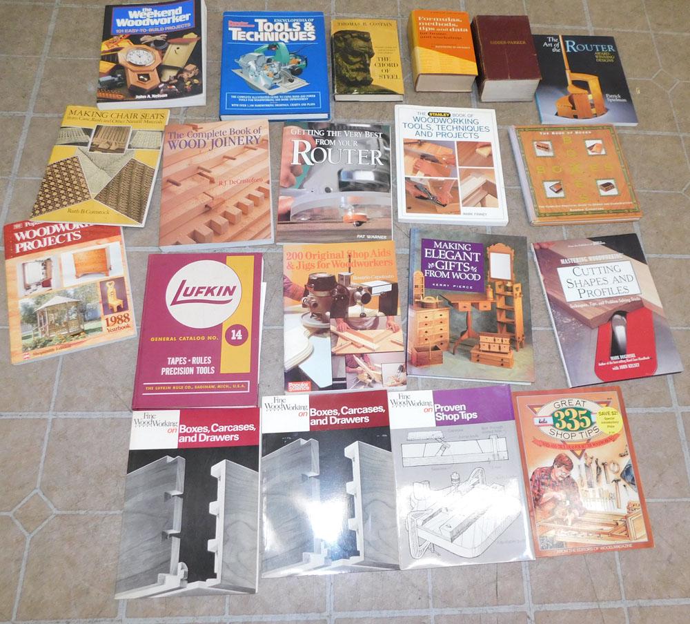 Lot Vintage Books On Wood Working (1 of 4)