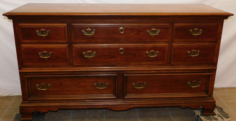 Cherry 8 Drawer Dresser by Kent Coffey (1 of 8)