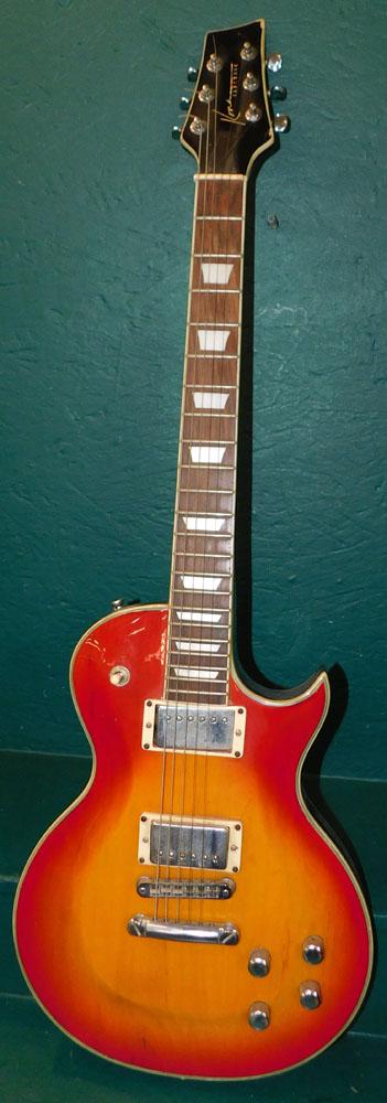 Vintage Guitar by Kona Electric: Vintage Guitar by Kona Electric . 39 1/2" L ALL DESCRIPTIONS AND ANY CONDITION STATEMENT GIVEN BY LANGSTON AUCTION GALLERY ARE STRICTLY OPINIONS AND LANGSTON'S SHALL HAVE NO RESPONSIBILITY FOR ERRORS 