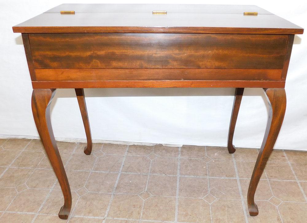 Walnut Lift Top Ladies Desk (1 of 5)