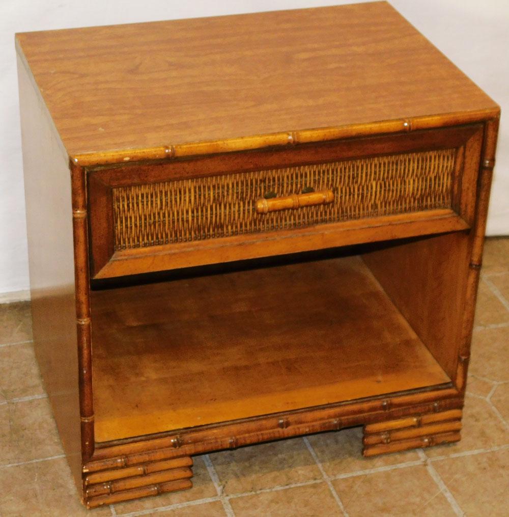 Faux Bamboo 1 Drawer Night Stand by Stanley Furniture (1 of 5)