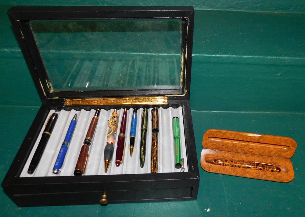 Lot of Writing Pens in Case (1 of 5)