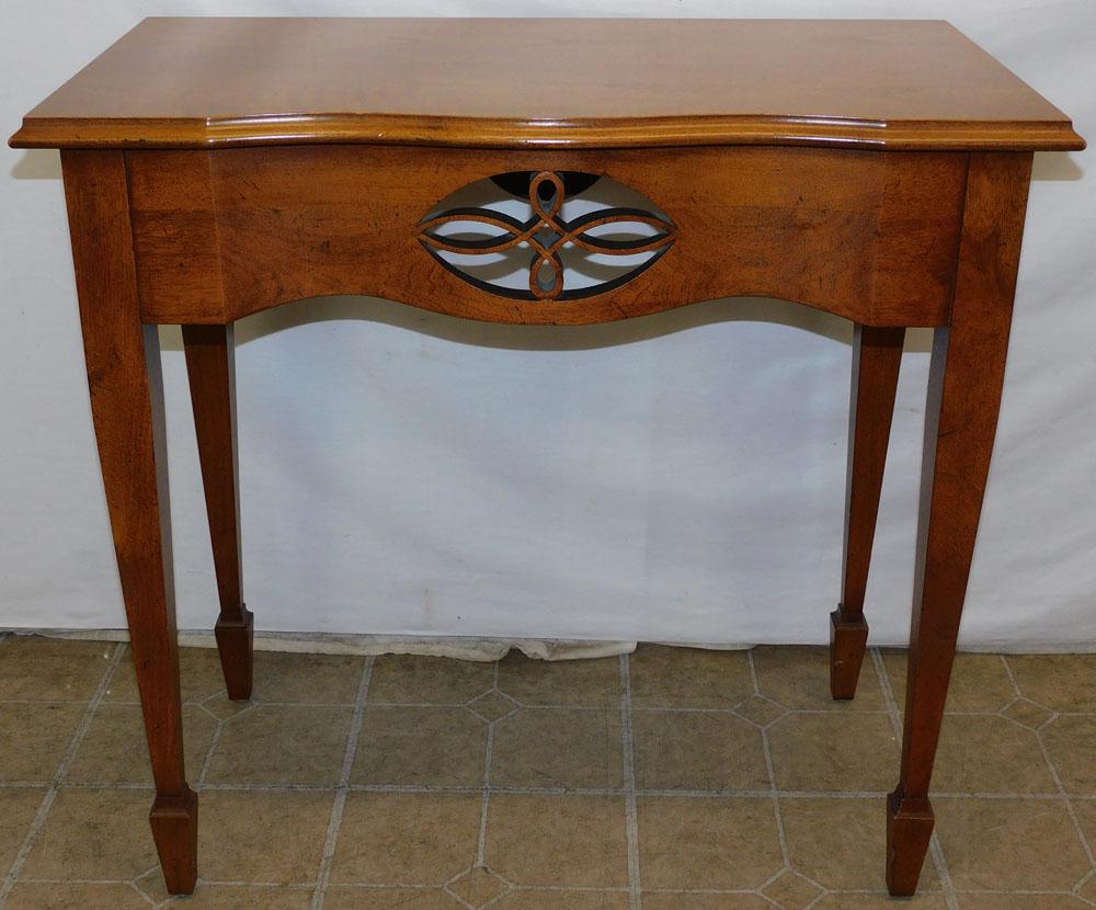 Walnut Console Table by Baker Colonial Williamsburg (1 of 7)
